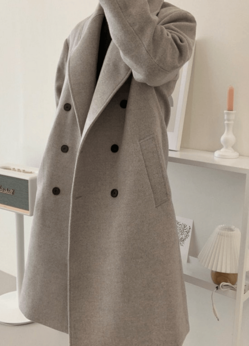 WOOL DOUBLE COAT