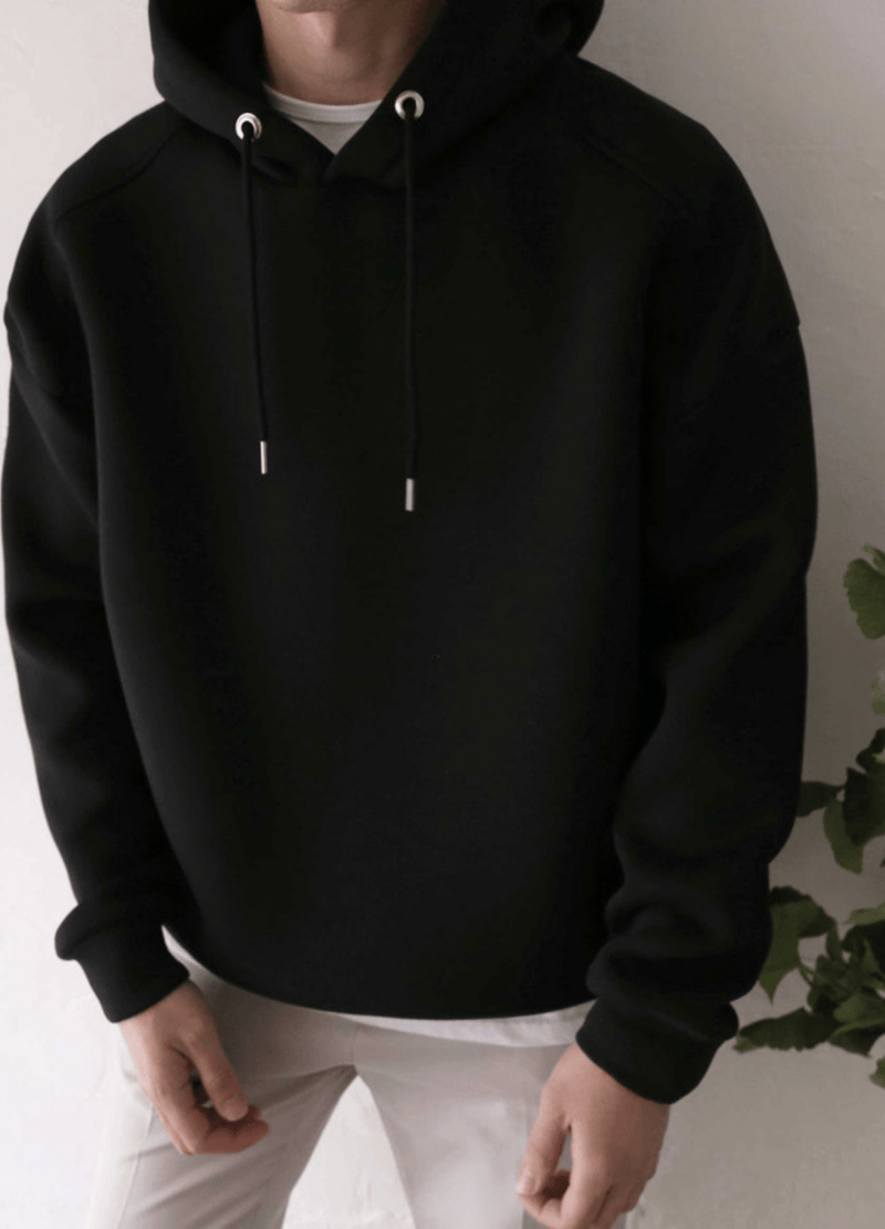 MINIMAL LOOK HOODIES  ( 3 COLORS )