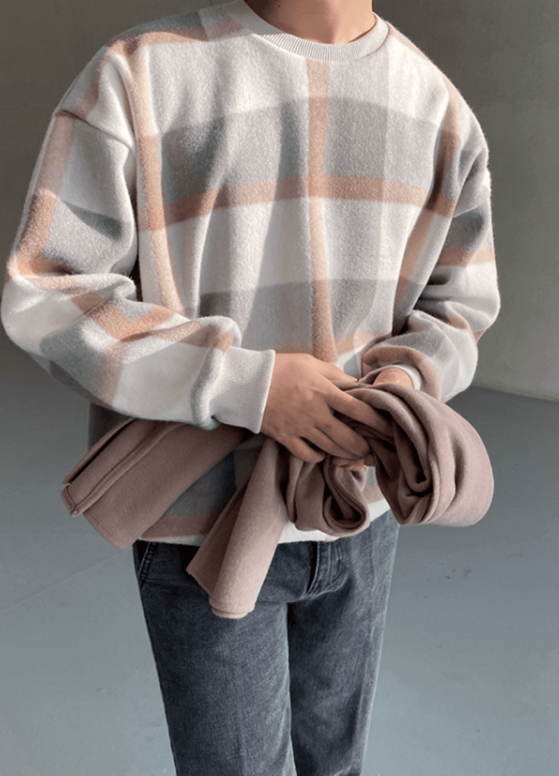 PASTEL COLORED  WINTER SWEATER ( 2 COLORS )